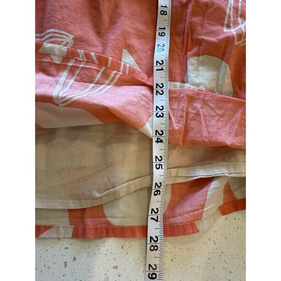 Lane Bryant Skirt Lined Coral-peach Cotton‎ Elastic Waist With Pockets 18/20 - Picture 6 of 11